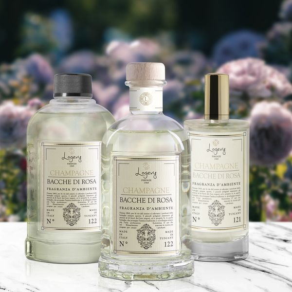 Інтер'єрні духи Logevy Firenze ECO-SPRAY 100 ML Champagne e bacche di rosa (Шампанське & Рожеві ягоди) (LOG0141) LOG0141 фото
