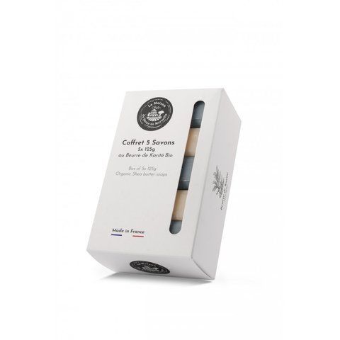 Набор Парфумоване мило La Maison du Savon Marseille SHEA BIO - SET5 625гр. (M-SET) M-SET фото