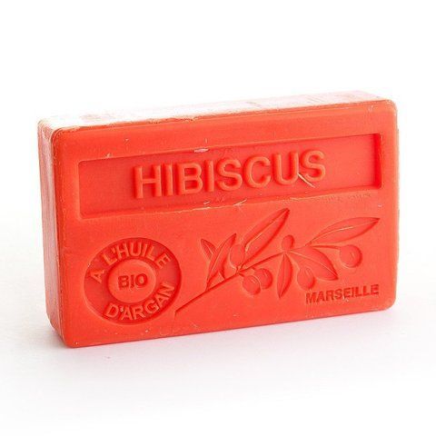Парфумоване мило La Maison du Savon Marseille SAV100 HUILE D'ARGAN BIO - HIBISCUS 100гр. (M11312) M11312 фото