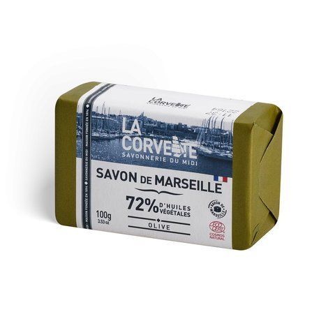Марсельське мило La Corvette OLIVE ECOCERT 100g (270724-COR) 270724-COR фото