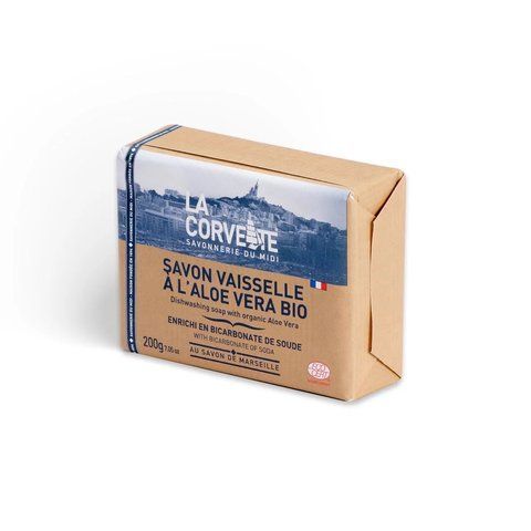 Мило для посуду La Corvette BICARBONATE OF SODA & ALOE VERA BIO ECOCERT ECOCERT 200g (270760-COR) 270760-COR фото