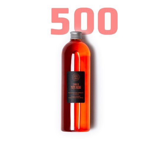 Рефіл (наповнювач до аромадифузору) Erbario Toscano 500 мл. Cuore di Pepe Nero (Чорний перець) DAR5PN фото