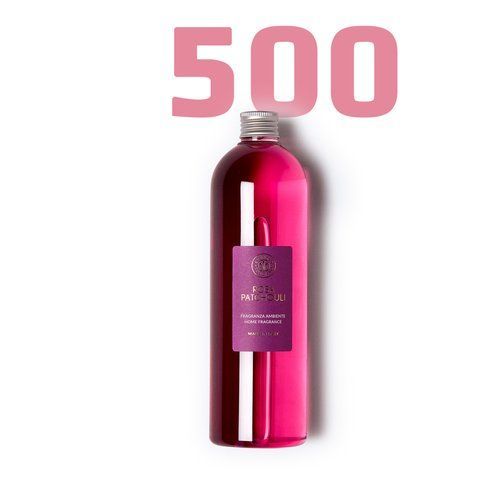Рефіл (наповнювач до аромадифузору) Erbario Toscano 500 мл. Rosa Patchouli (Троянда & Пачулі) DAR5RO фото