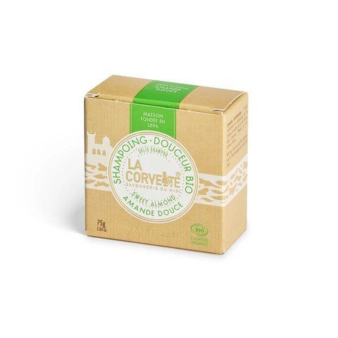 Шампунь органічний La Corvette SOLID SWEET ALMOND ORGANIC 75g (270949-COR) 270949-COR фото